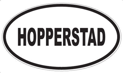 HOPPERSTAD - Oval Magnet