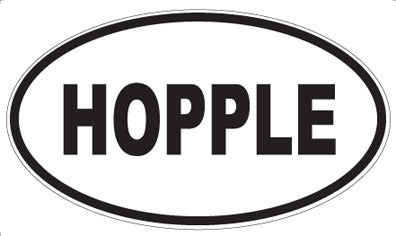 HOPPLE - Oval Magnet