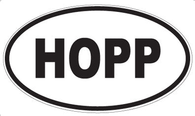HOPP - Oval Magnet