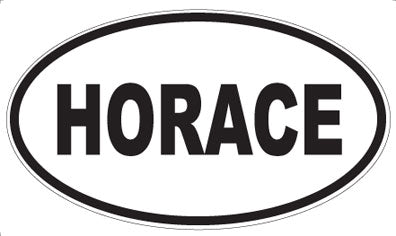 HORACE - Oval Magnet