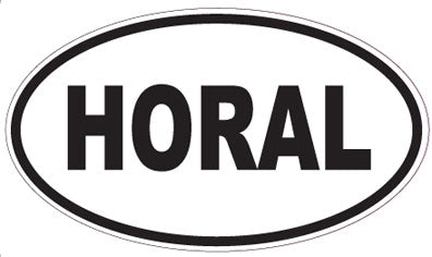 HORAL - Oval Magnet