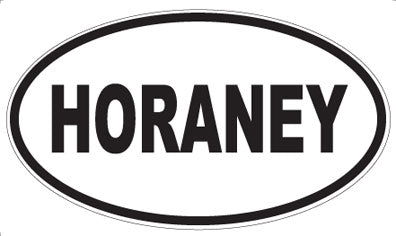 HORANEY - Oval Magnet
