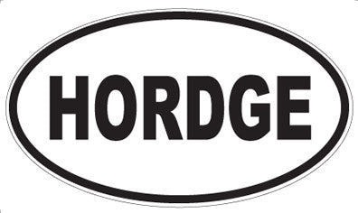 HORDGE - Oval Magnet