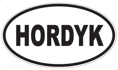 HORDYK - Oval Magnet