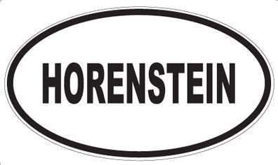 HORENSTEIN - Oval Magnet
