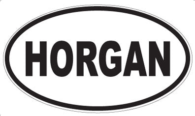 HORGAN - Oval Sticker