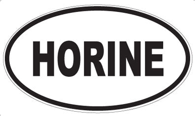 HORINE - Oval Magnet