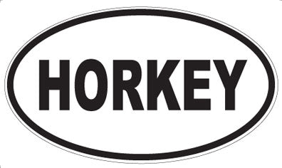 HORKEY - Oval Magnet