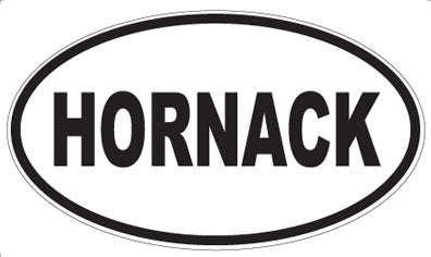 HORNACK - Oval Magnet