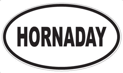 HORNADAY - Oval Sticker