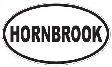 HORNBROOK - Oval Magnet