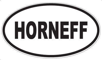 HORNEFF - Oval Magnet
