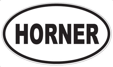 HORNER - Oval Magnet