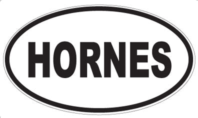 HORNES - Oval Magnet