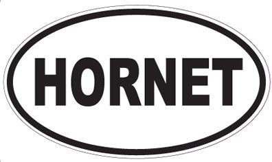 HORNET - Oval Sticker