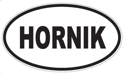 HORNIK - Oval Magnet