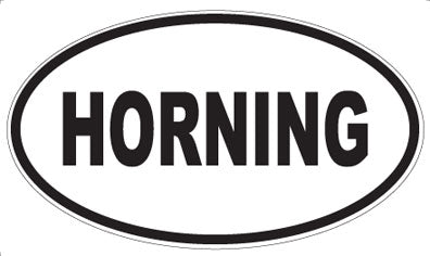 HORNING - Oval Magnet