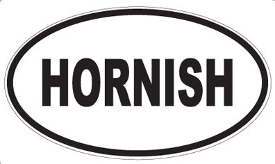 HORNISH - Oval Magnet