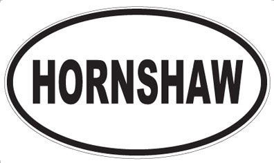 HORNSHAW - Oval Magnet
