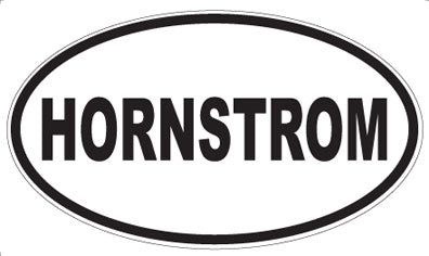 HORNSTROM - Oval Magnet
