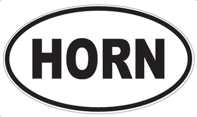 HORN - Oval Magnet