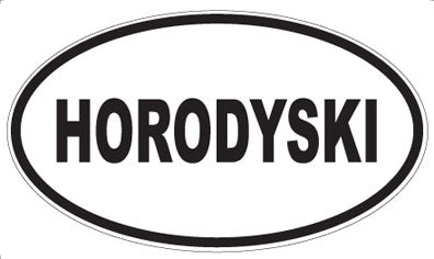 HORODYSKI - Oval Magnet