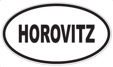 HOROVITZ - Oval Magnet