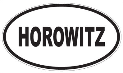 HOROWITZ - Oval Magnet