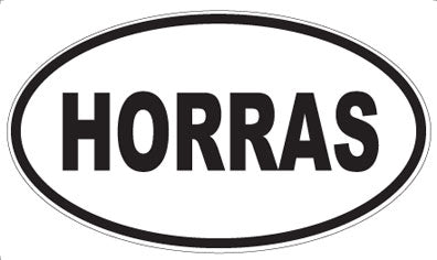 HORRAS - Oval Magnet