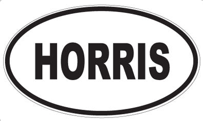 HORRIS - Oval Magnet