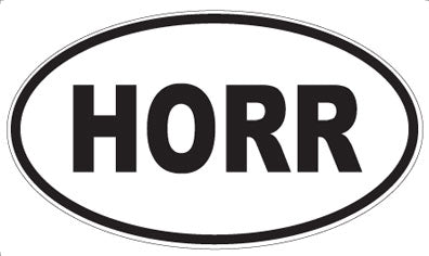 HORR - Oval Magnet