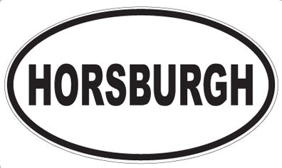 HORSBURGH - Oval Magnet