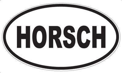 HORSCH - Oval Magnet