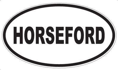 HORSEFORD - Oval Magnet