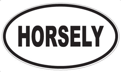 HORSELY - Oval Magnet