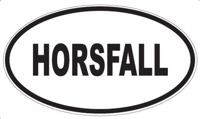 HORSFALL - Oval Magnet