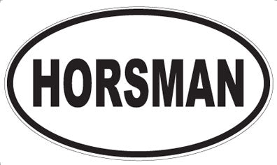 HORSMAN - Oval Magnet
