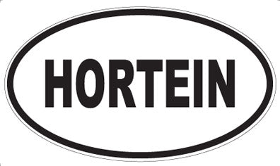 HORTEIN - Oval Magnet