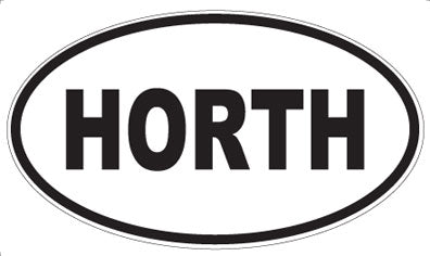 HORTH - Oval Magnet