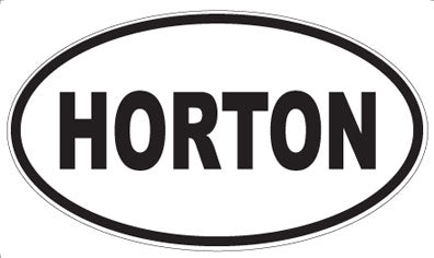 HORTON - Oval Magnet
