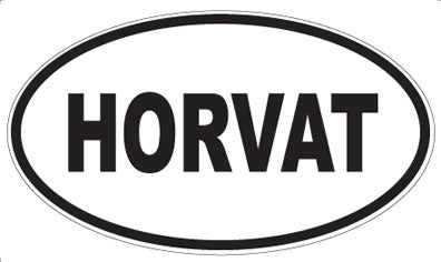 HORVAT - Oval Magnet