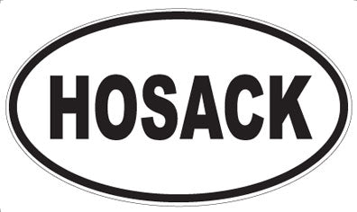 HOSACK - Oval Magnet