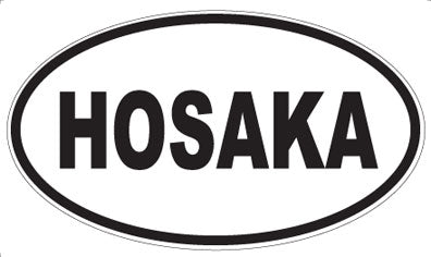 HOSAKA - Oval Magnet