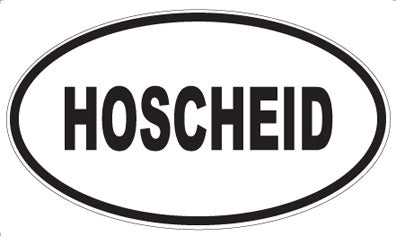 HOSCHEID - Oval Magnet