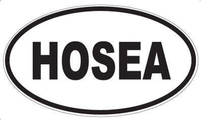 HOSEA - Oval Magnet