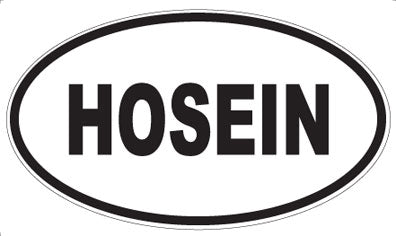 HOSEIN - Oval Magnet