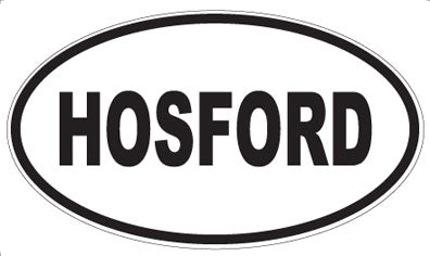 HOSFORD - Oval Magnet