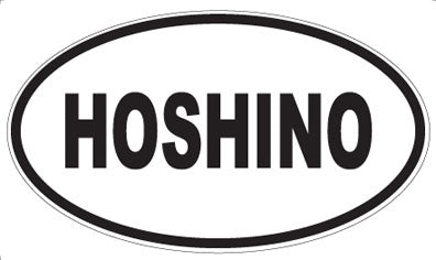 HOSHINO - Oval Sticker