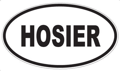 HOSIER - Oval Magnet