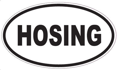 HOSING - Oval Sticker